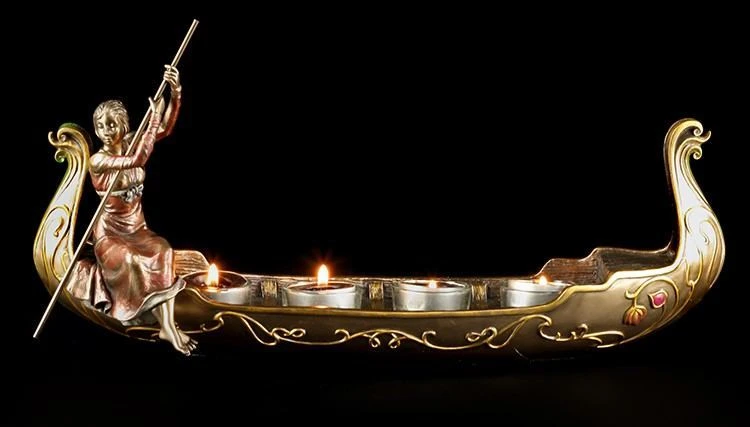 Teelichthalter - Frau in Gondel Teelichthalter - Frau In Gondel -Veronese