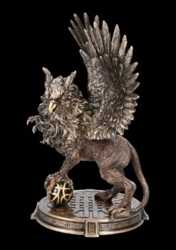 Greif Figur Auf Runder Base