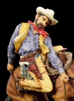 Cowboy Figur - Bronco Buster -Veronese Cowboy Figur Bronco Buster 3 1280x1280