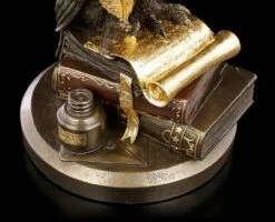 Eulen Figur Auf Büchern Mit Goldener Feder -Veronese Eulen Figur Sitzend Auf Buechern Mit Goldener Feder 7 1280x1280