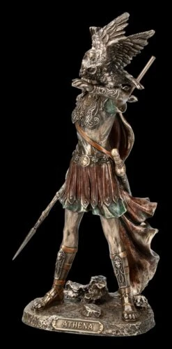 Athena Figur - Mit Speer Und Eule -Veronese FS12801 Athena Figur Mit Speer und Eule 2 1280x1280