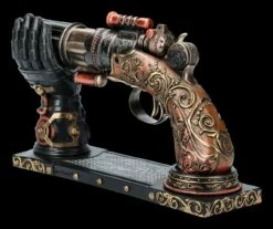 Steampunk Pistole Mit Hand-Halterung 3 Steampunk Pistole Mit Hand-Halterung -Veronese FS13054 Steampunk Pistole mit Hand Halterung 6 1280x1280