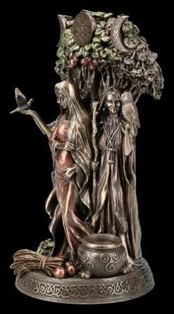 Keltische Dreifaltigkeits Göttin Figur - Altes Weib, Mutter & Jungfrau -Veronese FS15225 Keltische Dreifaltigkeits Goettin Figur Altes Weib Mutter Jungfrau 3 1280x1280