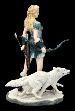 Skadi Figur Mit Wölfen - Nordische Winter Göttin -Veronese FS16165 Skadi Figur mit Woelfen Nordische Winter Goettin 7 1280x1280