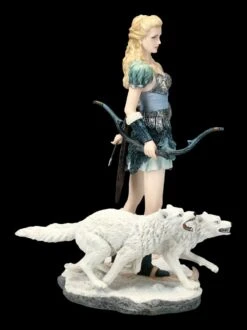 Skadi Figur Mit Wölfen - Nordische Winter Göttin -Veronese FS16165 Skadi Figur mit Woelfen Nordische Winter Goettin 8 1280x1280