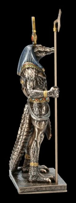 Sobek Figur - Altägyptischer Gott Mit Krokodilkopf -Veronese FS17125 Sobek Figur Altaegyptischer Gott mit Krokodilkopf 8 1280x1280