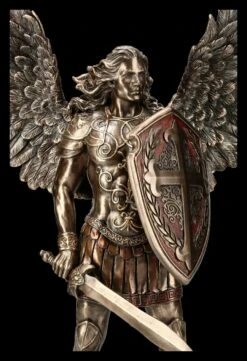 Erzengel Michael Figur Mit Schild Und Schwert -Veronese FS17273 Erzengel Michael Figur mit Schild und Schwert 8 1280x1280