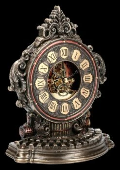 Steampunk Tischuhr - Schreibmaschine