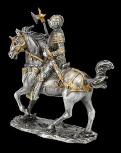 Zinn Ritter Figur Auf Pferd Mit Axt -Veronese FS20122 Zinnfigur Ritter auf Pferd mit Axt 2 1280x1280