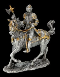 Zinn Ritter Figur Auf Pferd Mit Axt -Veronese FS20122 Zinnfigur Ritter auf Pferd mit Axt 9 1280x1280