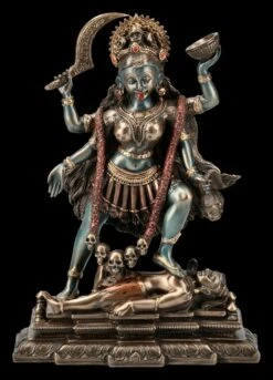 Kali Figur Tanzt Auf Shiva