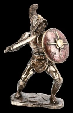 Gladiator Figur - Murmillo Im Kampf Mit Schwert