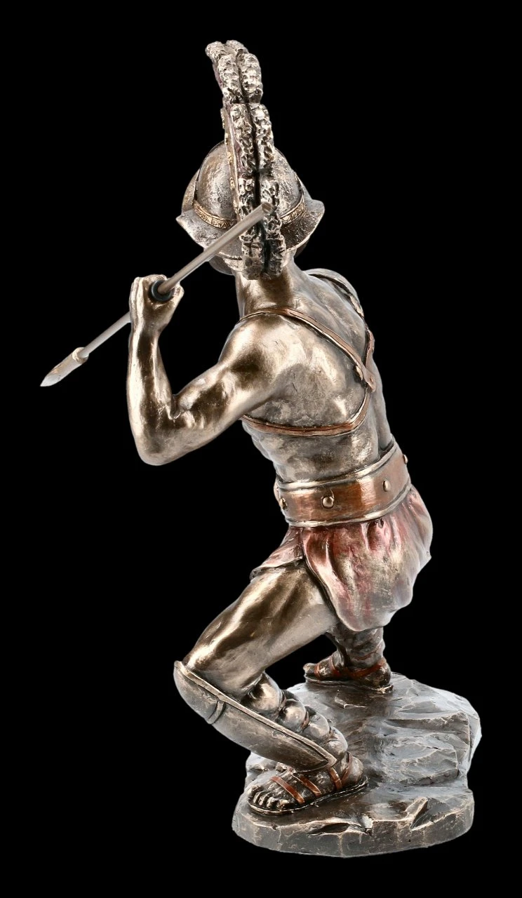 Gladiator Figur - Murmillo im Kampf mit Speer Gladiator Figur - Murmillo Im Kampf Mit Speer -Veronese FS20408 Murmillo Gladiator mit