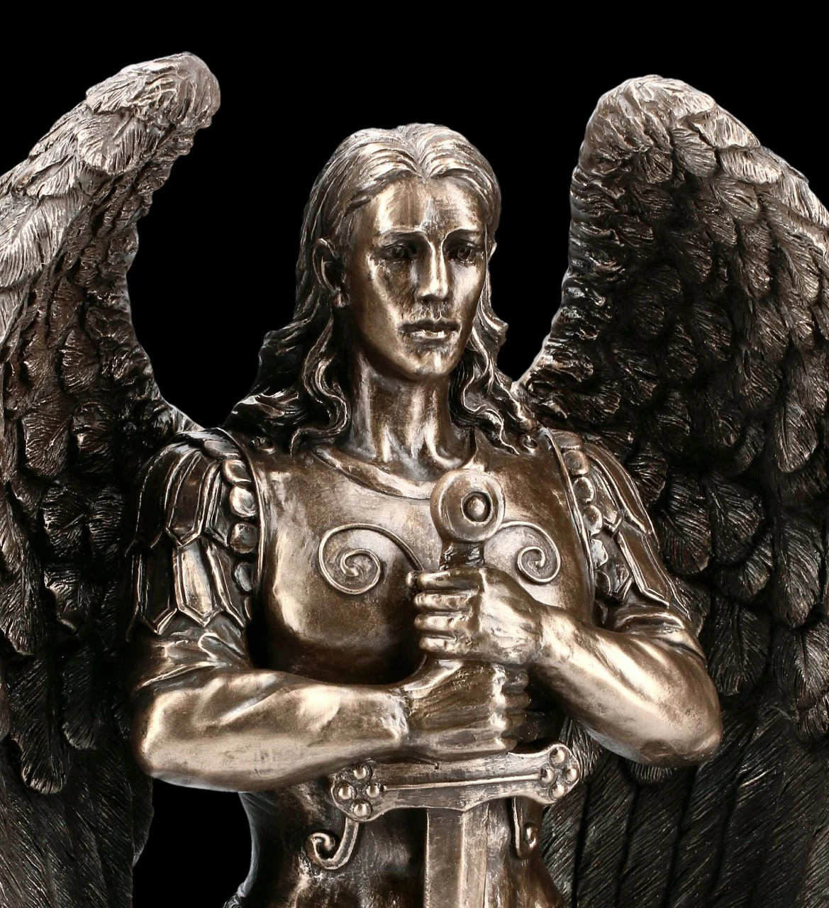 Erzengel Michael Figur mit Gebetstafel Erzengel Michael Figur Mit Gebetstafel -Veronese FS20439 Erzengel Michael Figur