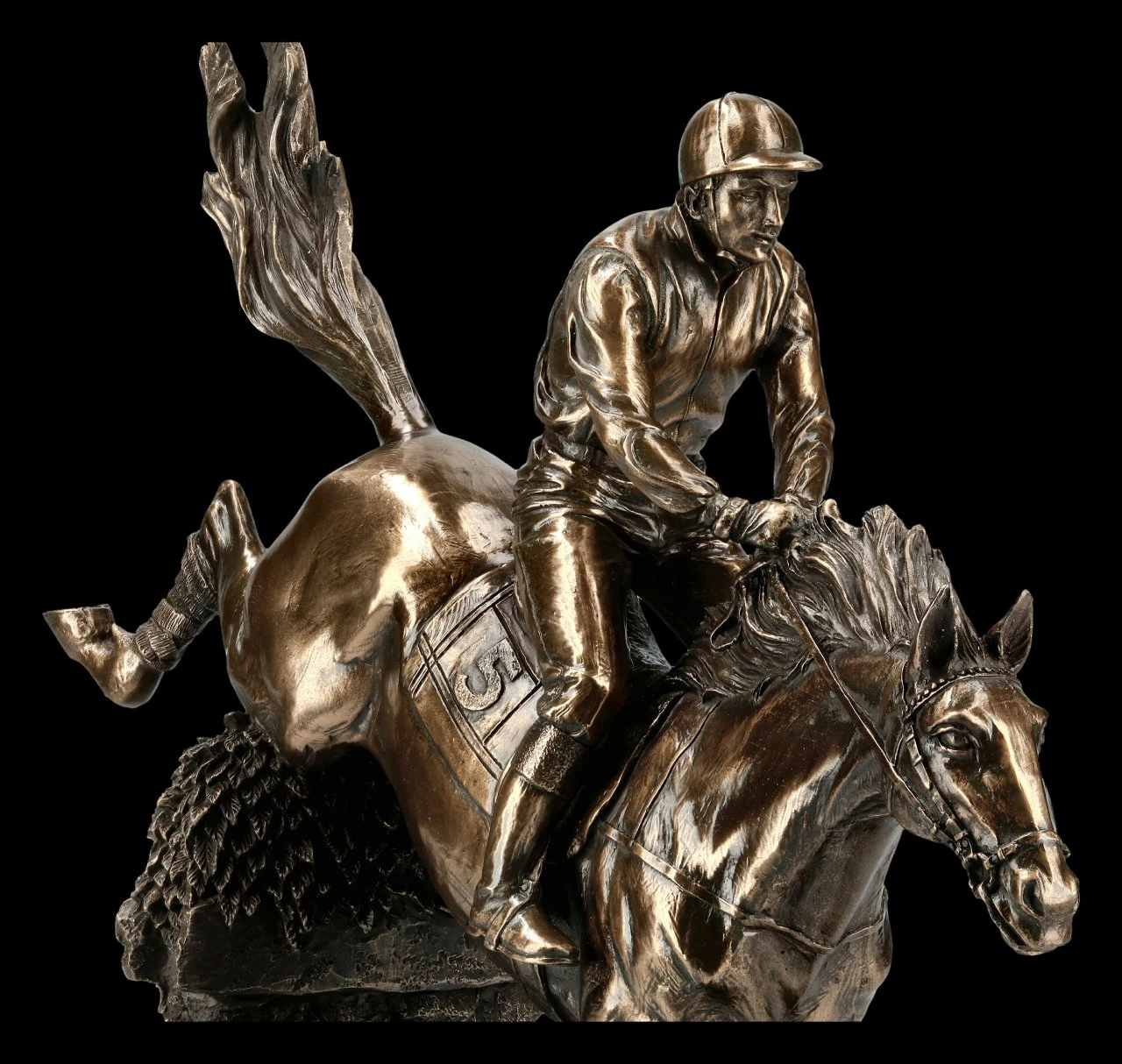 Jockey Figur - Springreiter Jockey Figur - Springreiter -Veronese FS21025 Jockey Figur