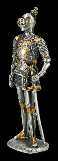 Deutscher Zinnritter - Figur Mit Schwert -Veronese FS21148 Zinn Ritter Figur mit Schwert an der Seite 3 1280x1280