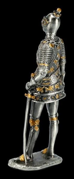 Deutscher Zinnritter - Figur Mit Schwert -Veronese FS21148 Zinn Ritter Figur mit Schwert an der Seite 5 1280x1280