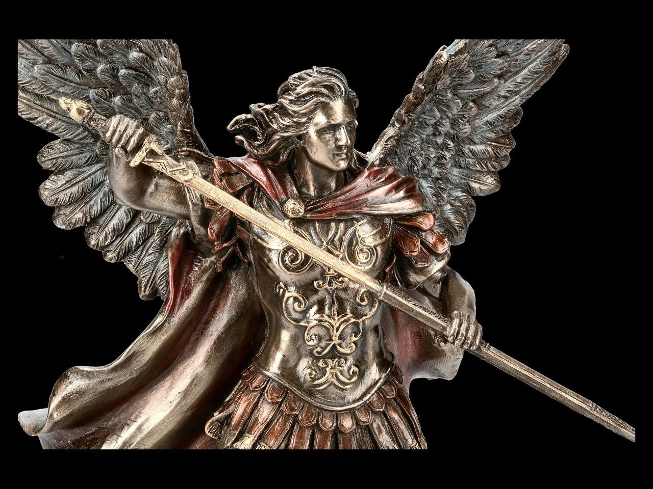 Erzengel Michael Figur zieht Schwert Erzengel Michael Figur Zieht Schwert -Veronese FS21439 Erzengel Michael Figur zieht