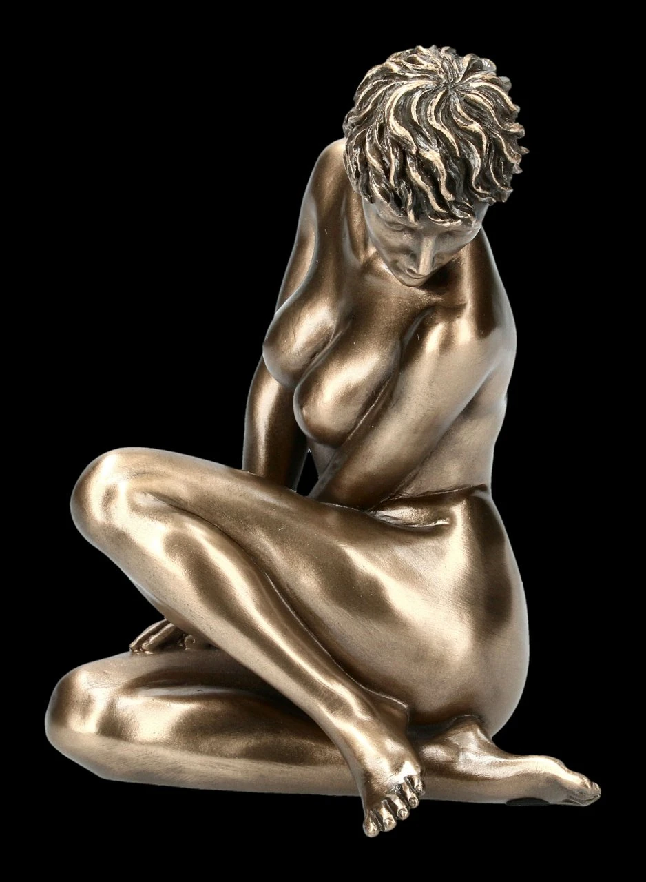 Weibliche Akt Figur - Melly mit kurzen Haaren Weibliche Akt Figur - Melly Mit Kurzen Haaren -Veronese FS21785 Weibliche Akt Figur Sitzend mit kurzen