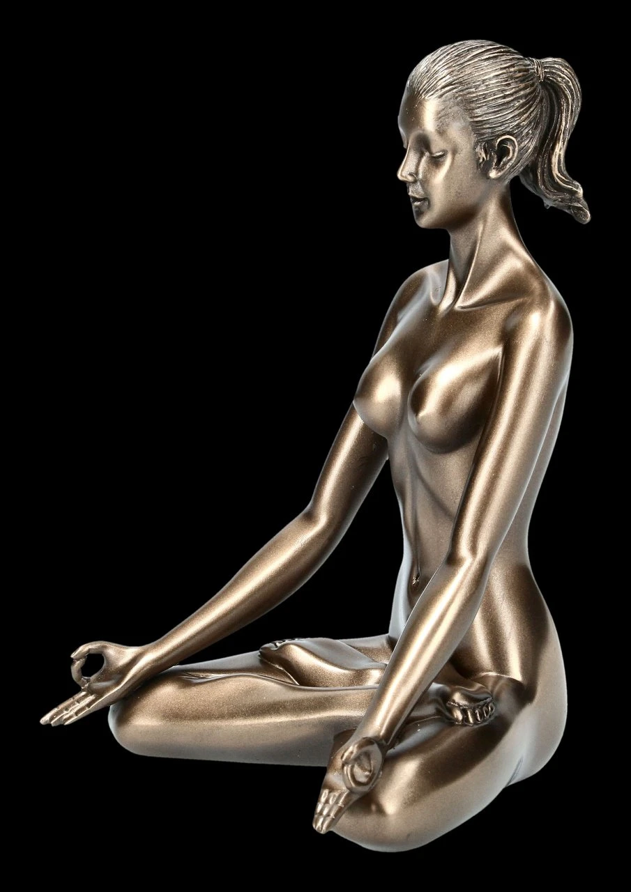 Weibliche Akt Figur - Yoga Padmasana Stellung Weibliche Akt Figur - Yoga Padmasana Stellung -Veronese FS21788 Weibliche Akt Figur Yoga Padmasana