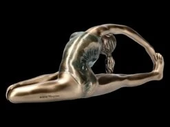 Weibliche Yoga Figur - Parivrtta Janu Sirsasana Stellung -Veronese FS21793 Yoga Figur Parivrtta Janu Sirsasana Stellung 4 1280x1280