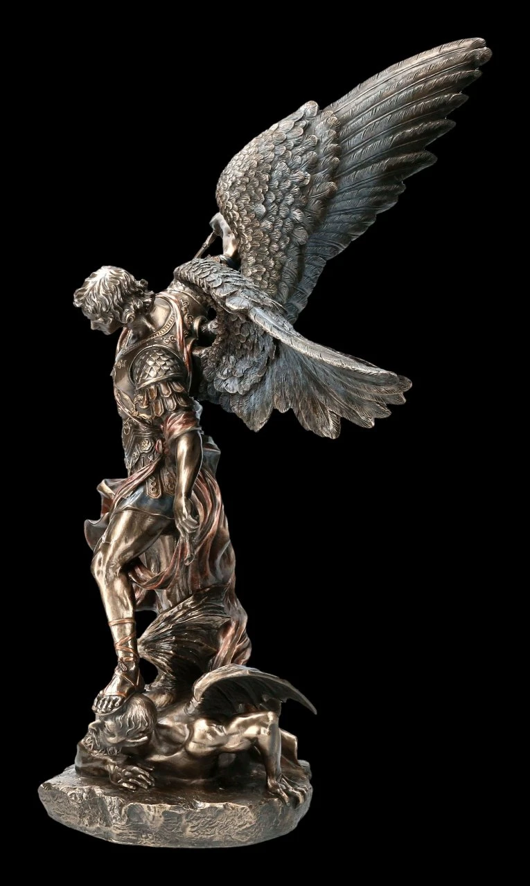 Große Erzengel Michael Figur - bronziert Große Erzengel Michael Figur - Bronziert -Veronese FS21862 Grosse Erzengel Michael Figur