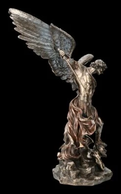 Große Erzengel Michael Figur - Bronziert 4 Große Erzengel Michael Figur - Bronziert -Veronese FS21862 Grosse Erzengel Michael Figur bronziert 8 1280x1280