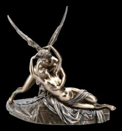 Eros Und Psyche Figur Nach Antonio Canova - Bronziert