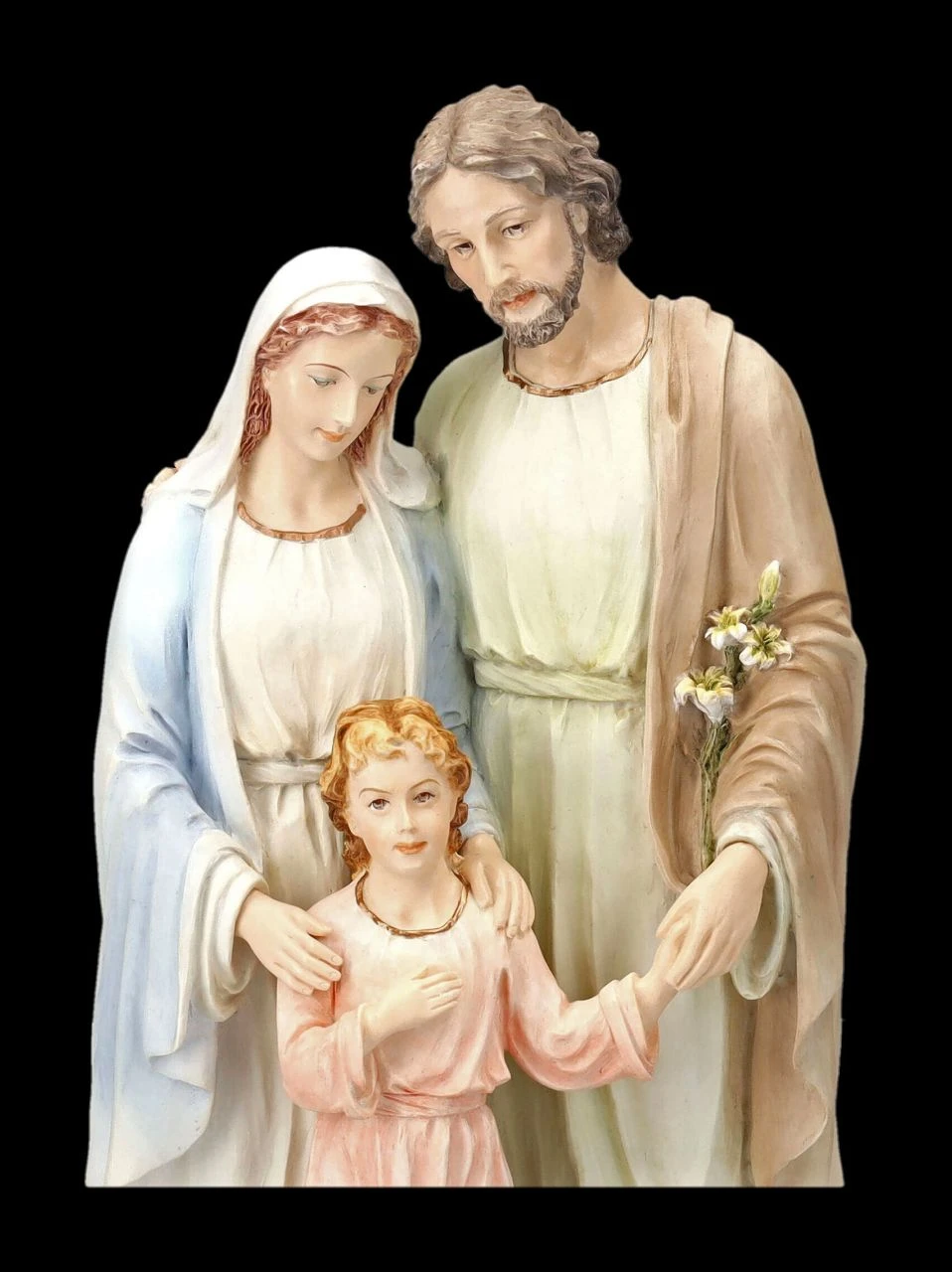 Heilige Familie Figur - Maria Josef Jesus bemalt Heilige Familie Figur - Maria Josef Jesus Bemalt -Veronese FS24269 Heilige Familie Maria Josef bemalt