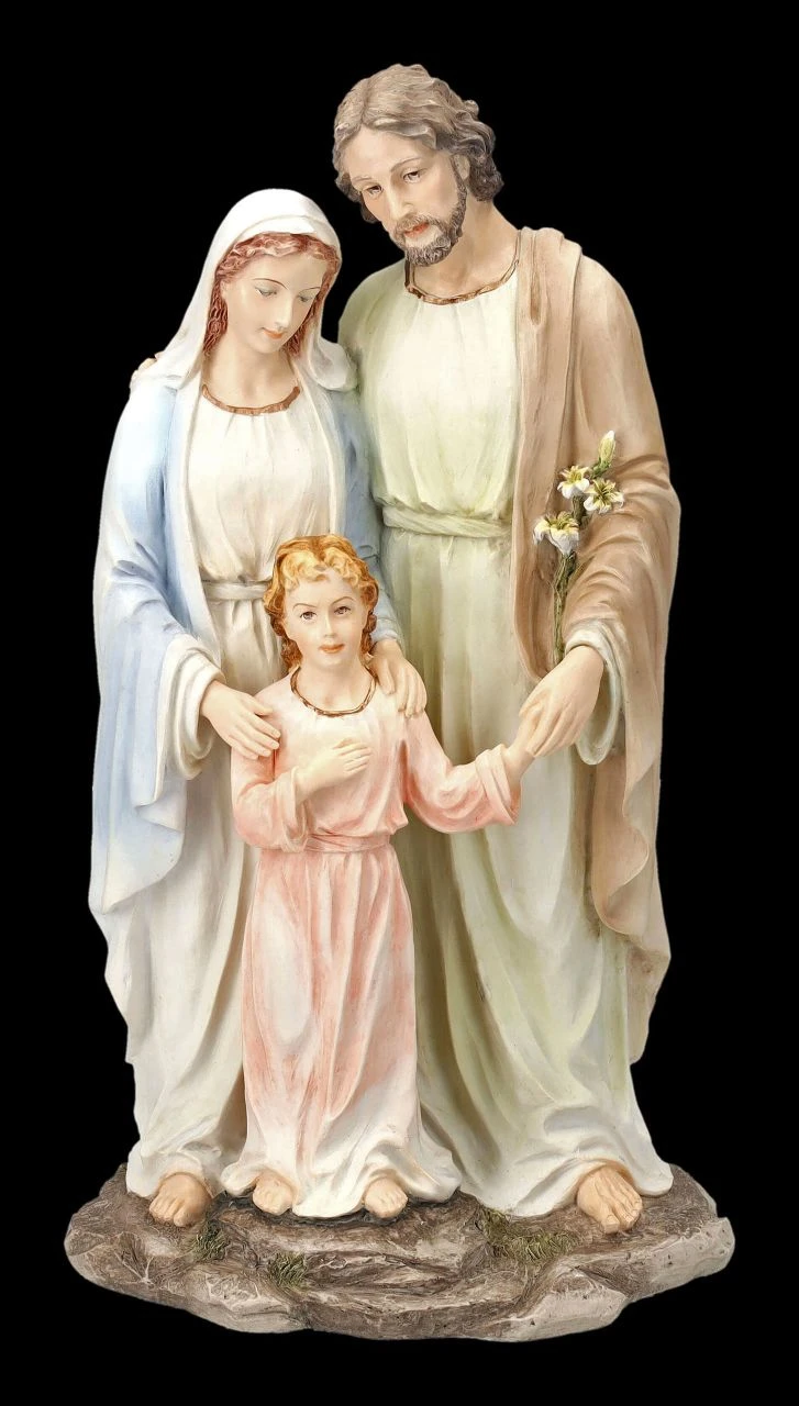 Heilige Familie Figur - Maria Josef Jesus bemalt Heilige Familie Figur - Maria Josef Jesus Bemalt -Veronese FS24269 Heilige Familie Maria Josef bemalt