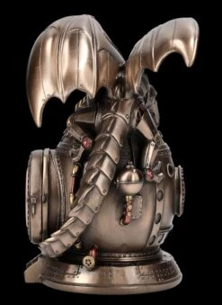 Tischuhr Steampunk Drache Mit Tresor -Veronese FS24816 Tischuhr Steampunk Drache auf Tresor 4ASMuxAB82GFYI 1280x1280