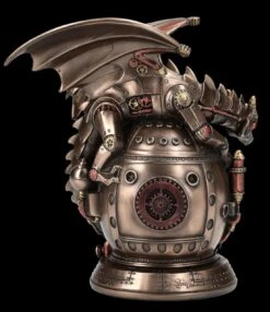 Tischuhr Steampunk Drache Mit Tresor -Veronese FS24816 Tischuhr Steampunk Drache auf Tresor 6TTippiPWNTlv8 1280x1280