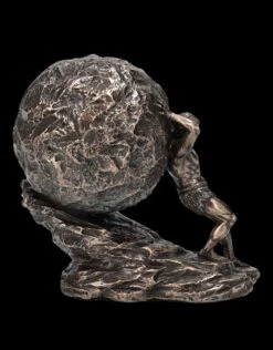 Sisyphos Figur Rollt Fels Berg Hinauf -Veronese FS24824 Sissyphos Figur rollt Fels Berg hinauf 6 1280x1280