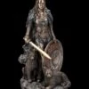 Freya Figur - Germanische Göttin Als Schildmaid