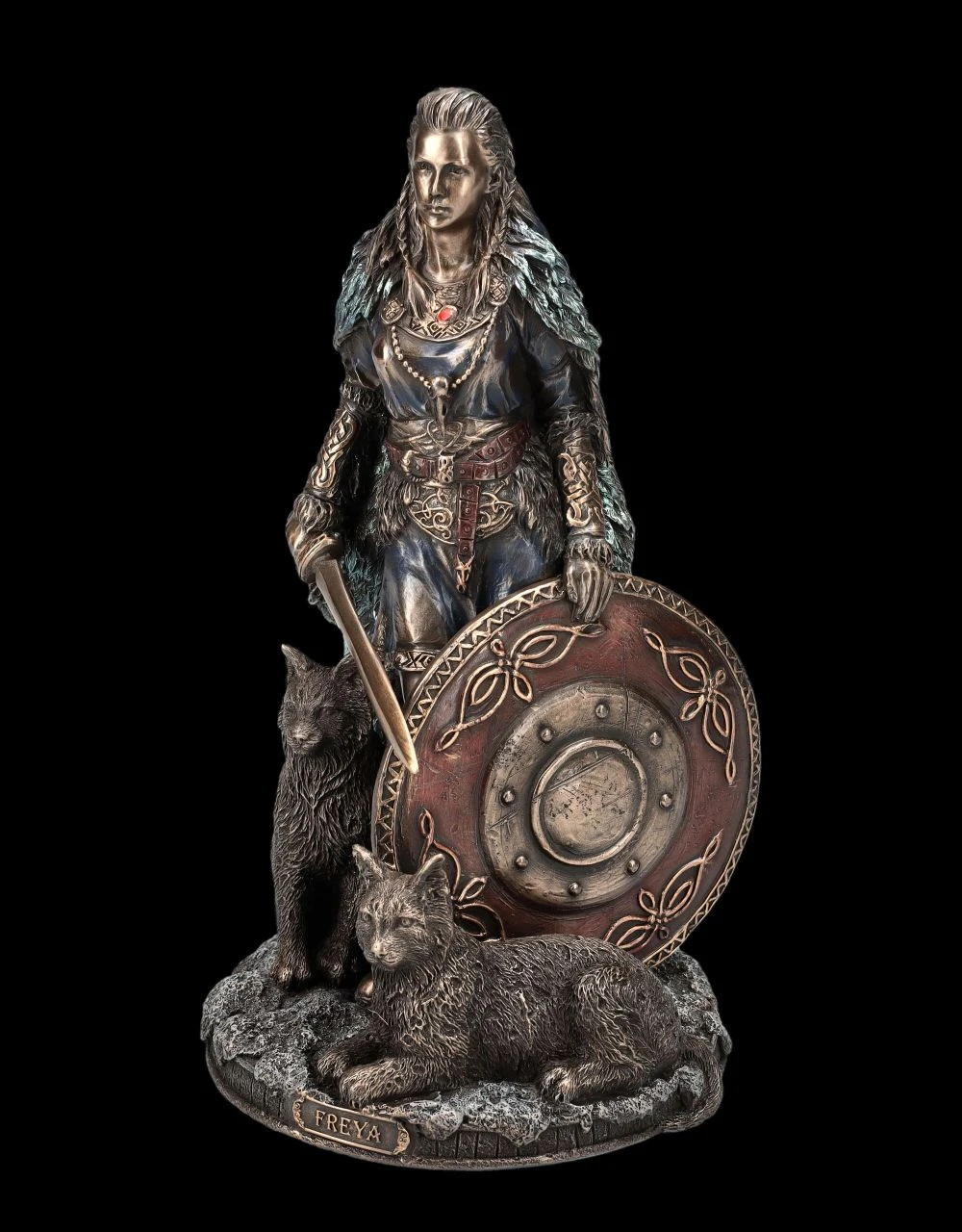 Freya Figur - Germanische Göttin als Schildmaid Freya Figur - Germanische Göttin Als Schildmaid -Veronese FS24831 Freya Figur Germanische Gottin als