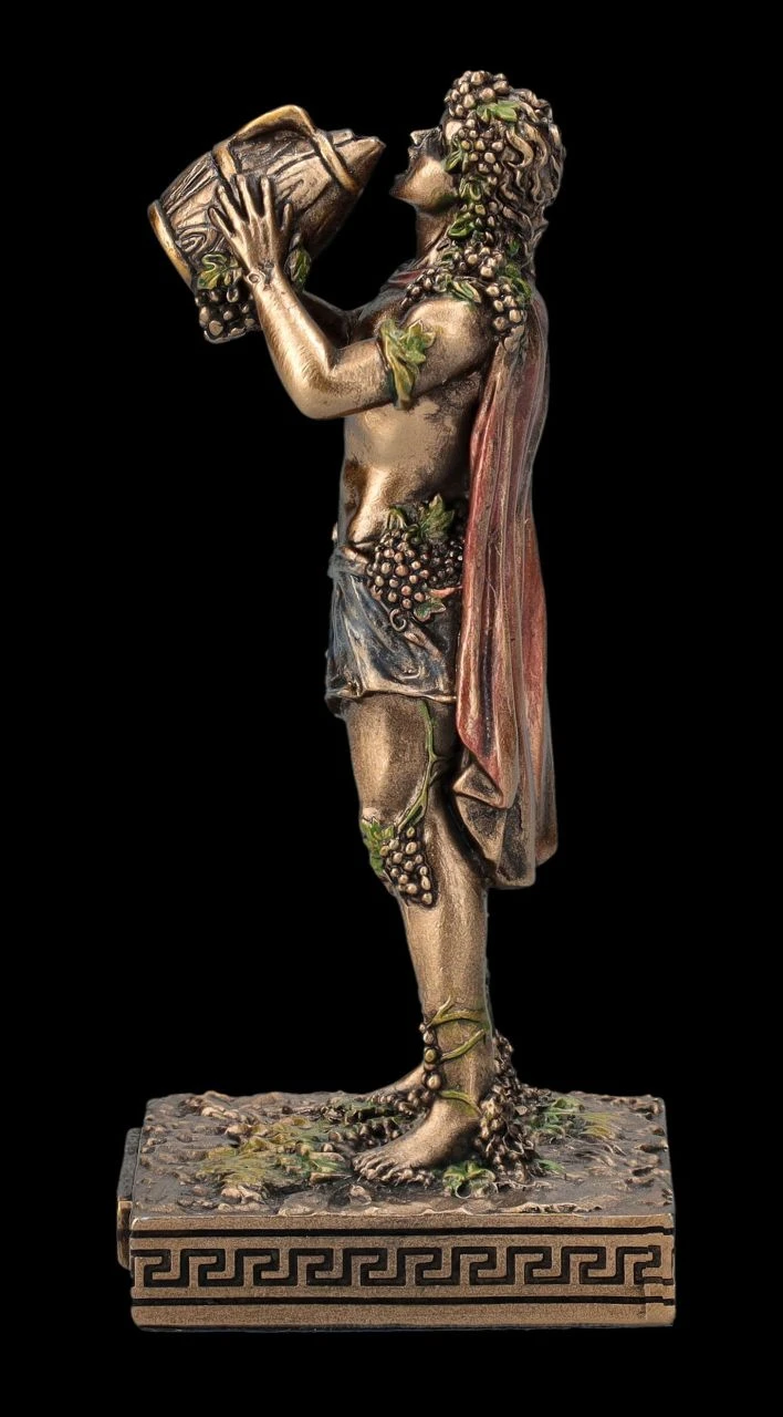 Dionysos Figur klein - Gott der Fruchtbarkeit Dionysos Figur Klein - Gott Der Fruchtbarkeit -Veronese FS25672 Dionysos Figur klein Gott der