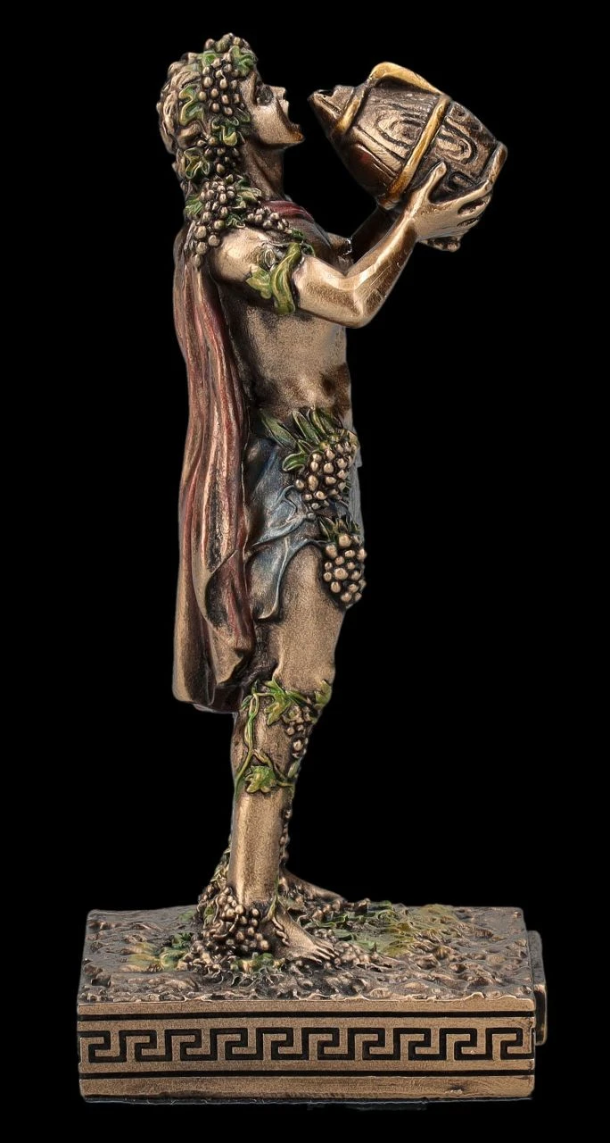 Dionysos Figur klein - Gott der Fruchtbarkeit Dionysos Figur Klein - Gott Der Fruchtbarkeit -Veronese FS25672 Dionysos Figur klein Gott der