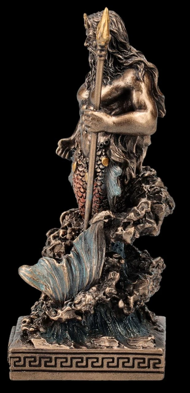 Poseidon Figur klein - Olympischer Gott des Meeres Poseidon Figur Klein - Olympischer Gott Des Meeres -Veronese FS25802 Poseidon Figur klein Olypischer Gott des