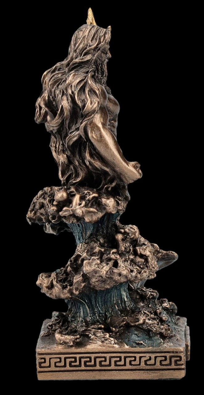 Poseidon Figur klein - Olympischer Gott des Meeres Poseidon Figur Klein - Olympischer Gott Des Meeres -Veronese FS25802 Poseidon Figur klein Olypischer Gott des