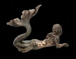 Meerjungfrau Figur - Liegend Bronziert Groß -Veronese FS25817 Meerjungfrauen Figur Liegend bronziert gross 6 1280x1280