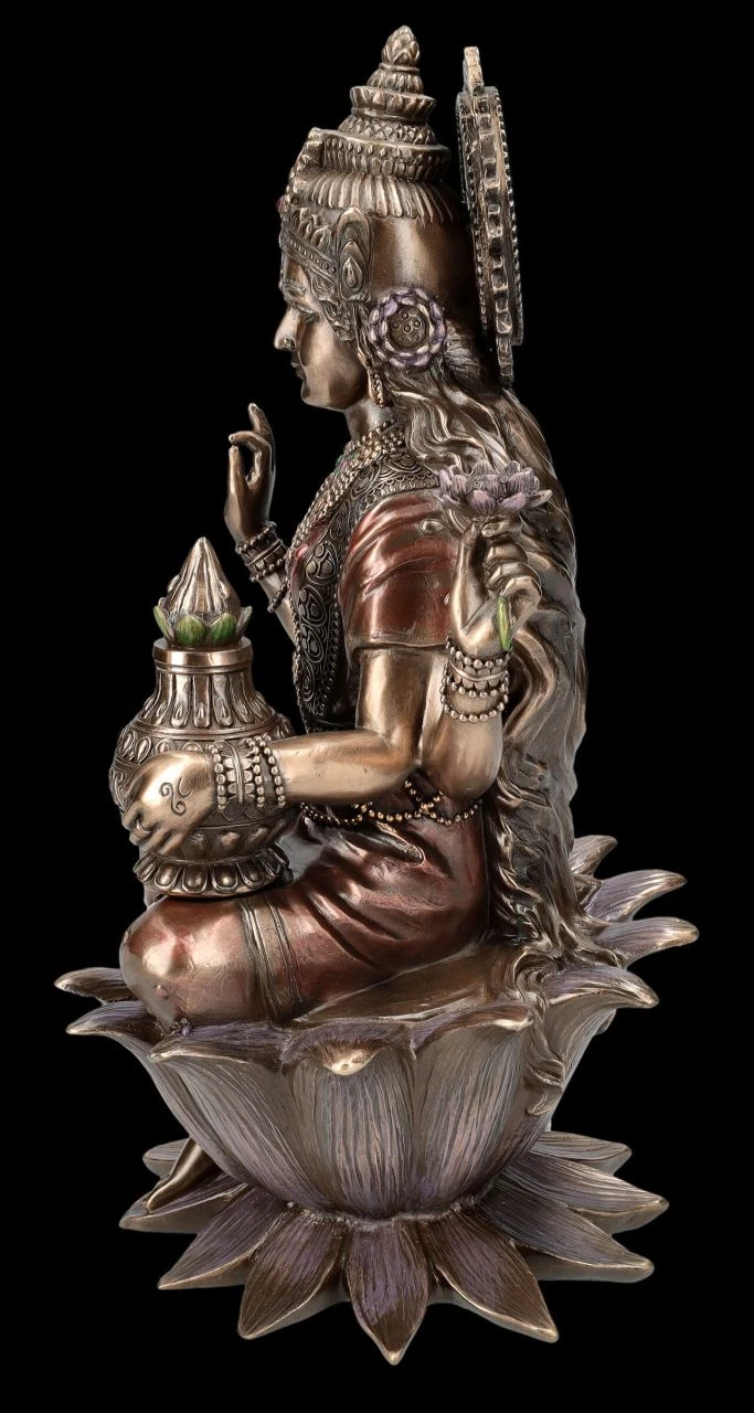 Lakshmi Figur XL - Hinduistische Göttin der Liebe Lakshmi Figur XL - Hinduistische Göttin Der Liebe -Veronese FS25887 Lakshmi Figur XL Hindistische G ttin der