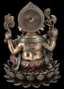 Ganesha Figur - Elefantenköpfiger Gott Auf Lotus -Veronese FS25890 Ganesha Figuz Elefantenk pfiger Gott auf Lotus 6 1280x1280