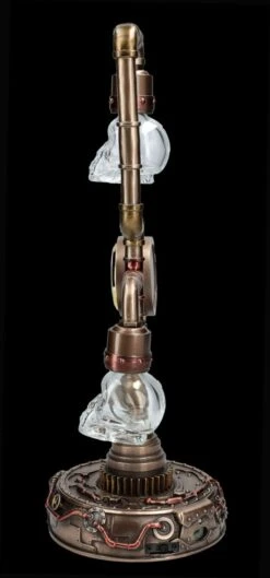 Tischlampe Steampunk Mit 2 LED Schädeln 2 Tischlampe Steampunk Mit 2 LED Schädeln -Veronese FS26063 Tischlampe Steampunk mit LED Sch del 4 1280x1280