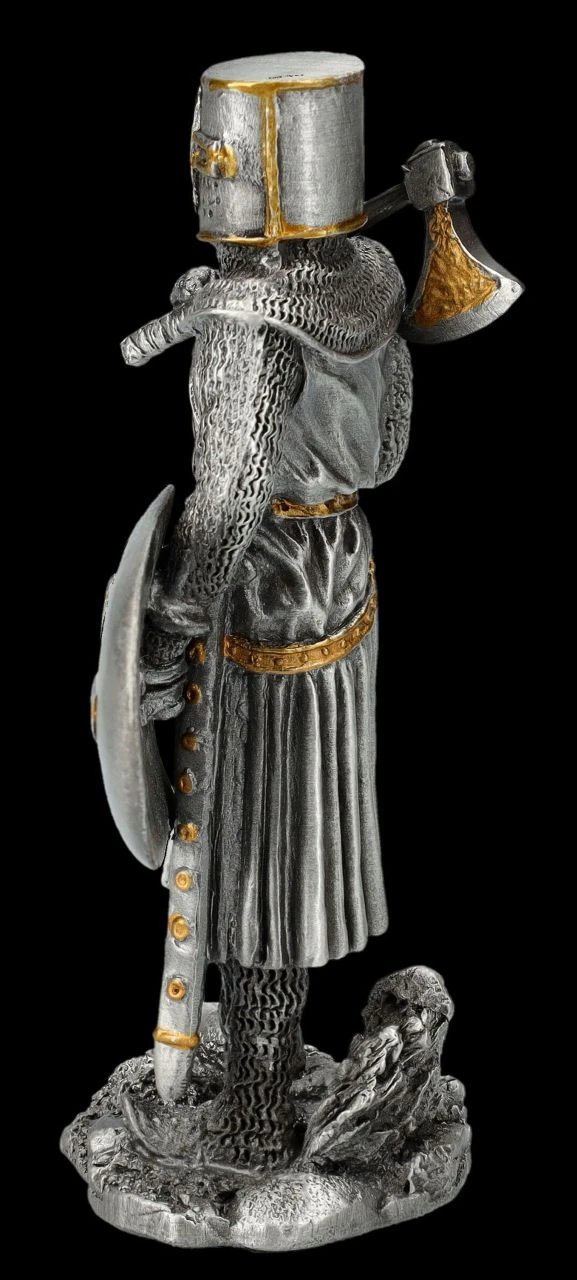 Zinnfigur - Kreuzritter mit Axt und Schild Zinnfigur - Kreuzritter Mit Axt Und Schild -Veronese FS26392 Kreuzritter mit Axt und