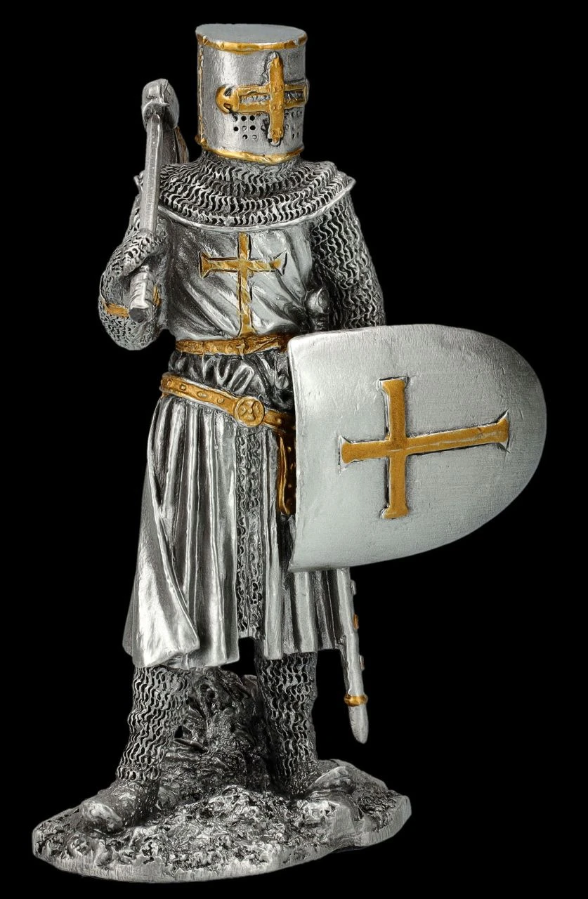 Zinnfigur - Kreuzritter mit Axt und Schild Zinnfigur - Kreuzritter Mit Axt Und Schild -Veronese FS26392 Kreuzritter mit Axt und