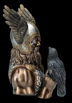 Odin Figur - Büste Klein Mit Raben -Veronese FS26396 Odin Figur B ste klein mit Raben 8 1280x1280