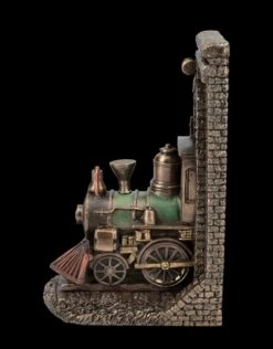 Buchstütze - Steampunk Lokomotive -Veronese FS26493 Buchst tze Steampunk Lokomotivr 4 1280x1280