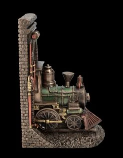 Buchstütze - Steampunk Lokomotive -Veronese FS26493 Buchst tze Steampunk Lokomotivr 8 1280x1280