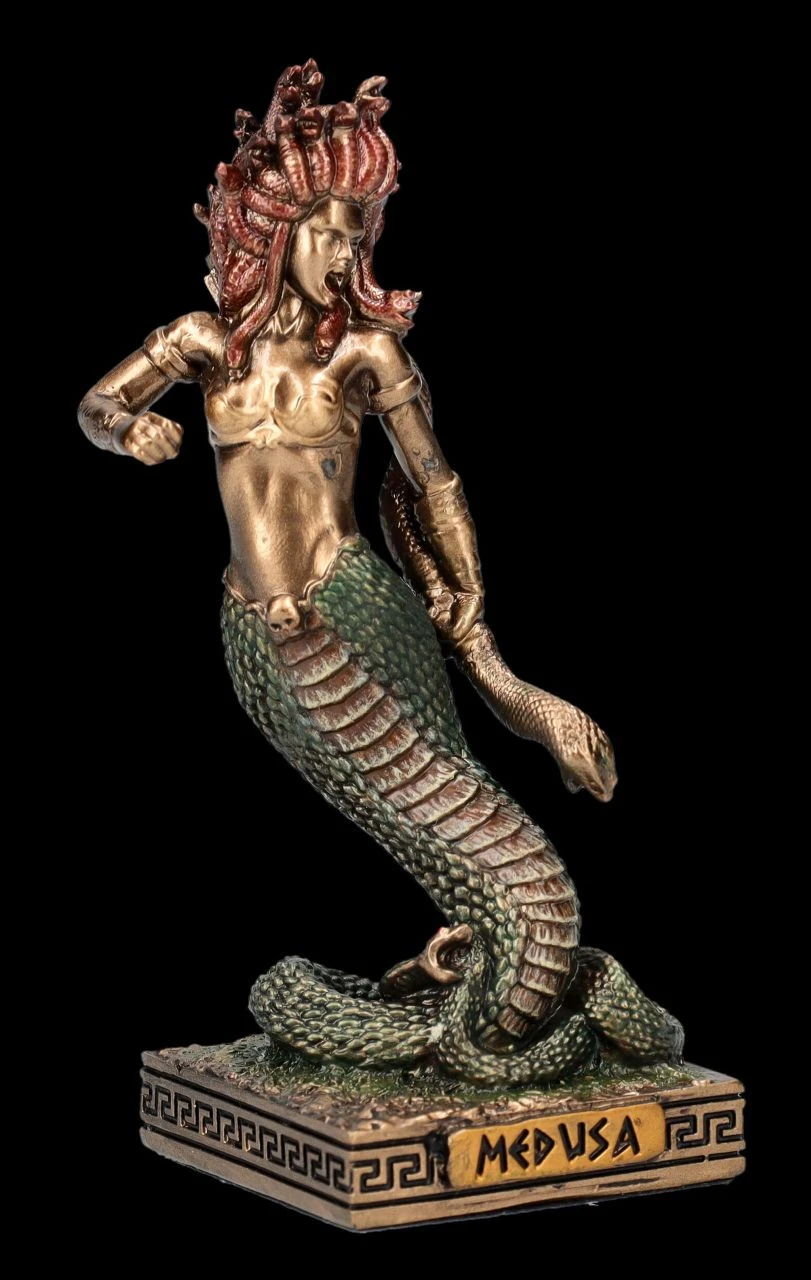 Medusa Figur klein - Gorgonin Medusa Figur Klein - Gorgonin -Veronese FS26503 Medusa Figur klein