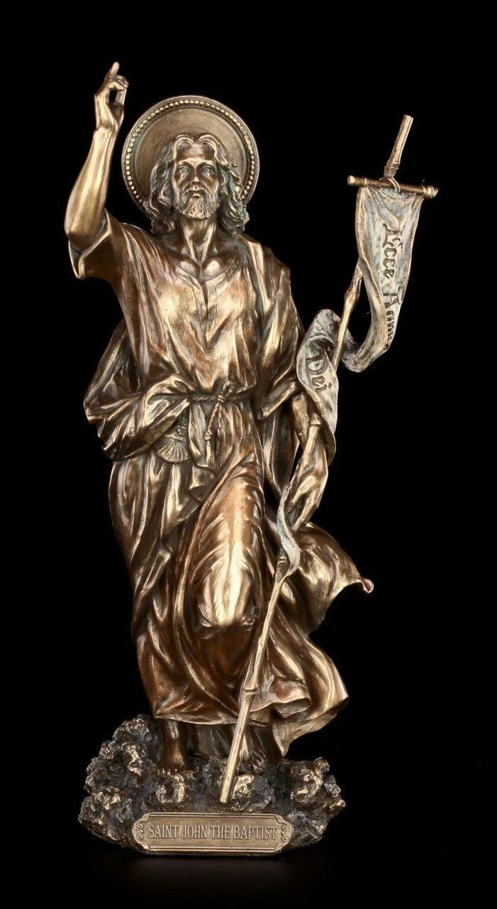 Heiligen Figur - Johannes der Täufer Heiligen Figur - Johannes Der Täufer -Veronese Heilig Johannes Taeufer